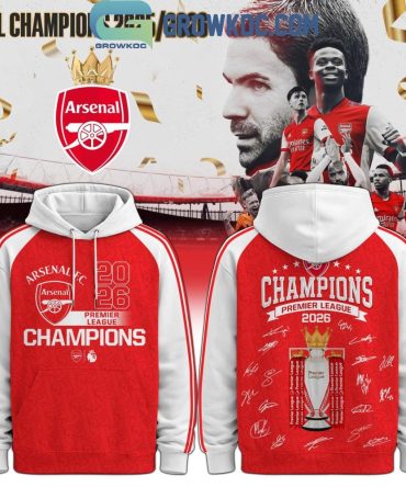 Arsenal Epl Champions 2026 Hoodie T-Shirt