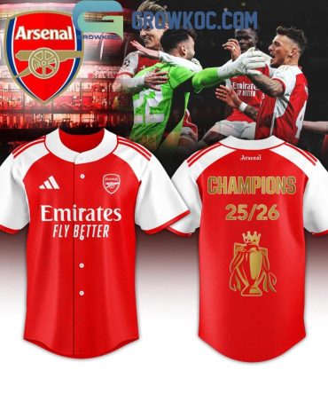 Arsenal Premier League Champions 25/26 Jersey