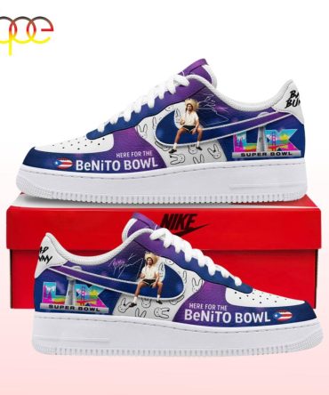 Bad Bunny Here For The Benito Bowl 2025 Air Force 1 Shoes