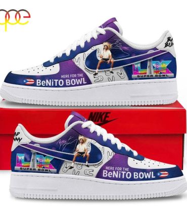 Bad Bunny Here For The Benito Bowl Air Force 1 Shoes