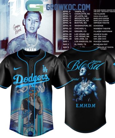 Blessd E.M.H.D.M Tour X Los Angeles Dodgers 2026 Jersey