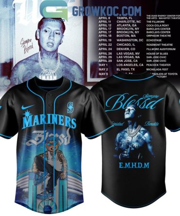 Blessd E.M.H.D.M Tour X Seattle Mariners 2026 Jersey