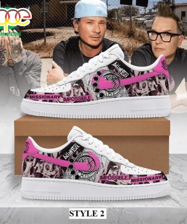 Blink-182 Music Band Air Force 1 Shoes For Fans