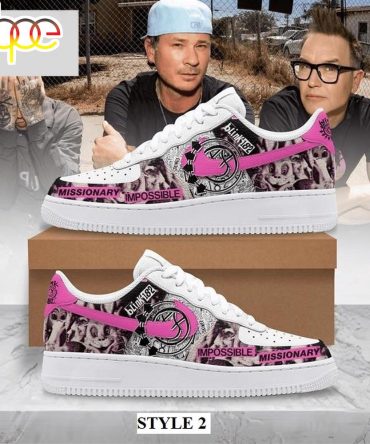 Blink-182 Music Band Air Force 1 Shoes For Fans