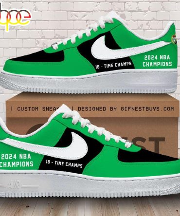 Boston Celtics Air Force 1 Sneaker   Gift For Christmas