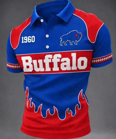 Buffalo Bills Merch Buffalo 1960 Polo Shirt Game Day Golf Tee Best Gift