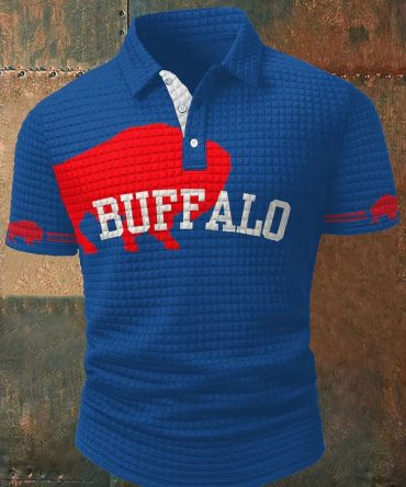 Buffalo Bills Merch Buffalo Football Lover Casual Polo Shirt Gift For Game Day Fans