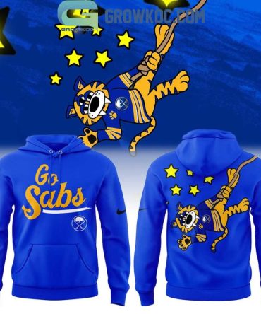 Buffalo Sabres Blue Gold Go Sabs Hoodie Shirt
