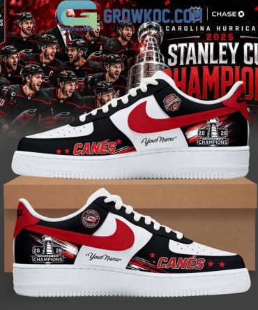 Carolina Hurricanes 2026 Stanley Cup Champions Air Force Shoes