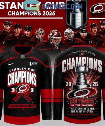 Carolina Hurricanes Nhl Champions 20 Years In The Making Jersey