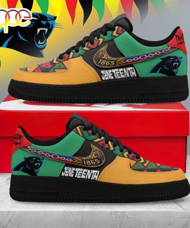 Carolina Panthers Nfl Juneteenth Air Force 1 Shoes For Fans