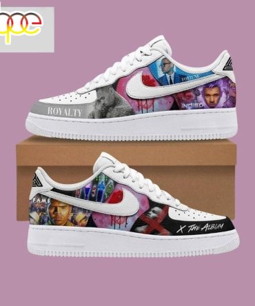 Chris Brown The Album Air Force 1 Shoes For Fans