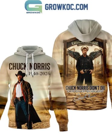 Chuck Norris 1940 2026 Didn'T Die Hoodie T-Shirt