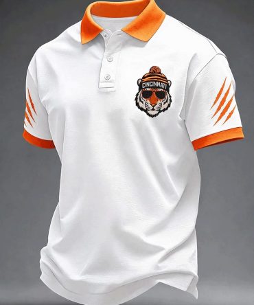 Cincinnati Bengals Merch Cincinnati Football Polo Shirt Game Day Fans Outfit Gift Idea