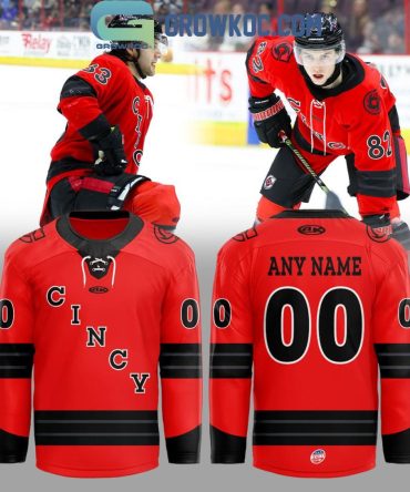 Cincinnati Cyclones 2026 Red Game Hockey Jersey
