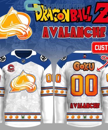 Colorado Avalanche X Dragonball Z Super Aura Jersey