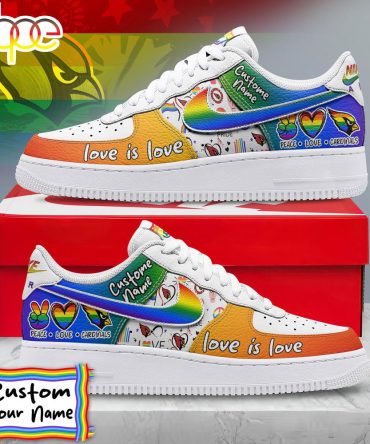 Custom Name Arizona Cardinals  Nfl Team Air Force 1 Shoes For Fans