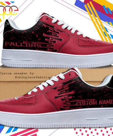 Custom Name Atlanta Falcons Nfl Color Pattern Air Force 1 Shoes
