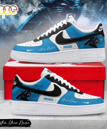 Custom Name Carolina Panthers Nfl Victory Pride Air Force 1 Shoes