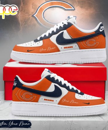 Custom Name Chicago Bears Nfl Victory Pride Air Force 1 Shoes