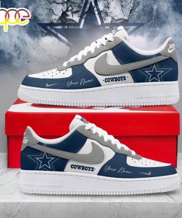 Custom Name Dallas Cowboys Nfl Victory Pride Air Force 1 Shoes