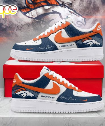 Custom Name Denver Broncos Nfl Victory Pride Air Force 1 Shoes