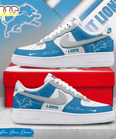 Custom Name Detroit Lions Nfl Victory Pride Air Force 1 Shoes