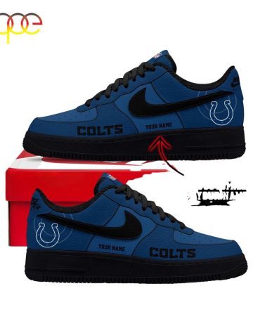 Custom Name Indianapolis Colts Nfl Sport Team Air Force 1 Shoes For Fans