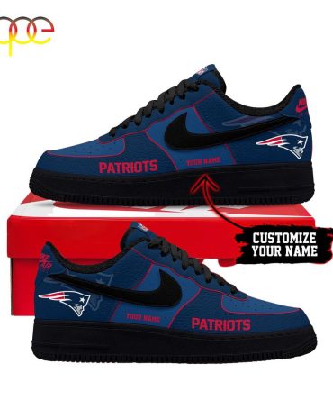 Custom Name New England Patriots Nfl Sport Team Air Force 1 Shoes For Fans