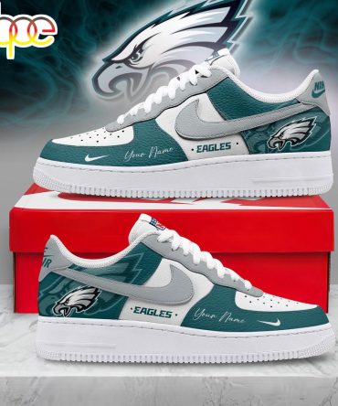 Custom Name Philadelphia Eagles Nfl Victory Pride Air Force 1 Shoes