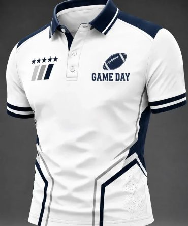 Dallas Cowboys Game Day Polo Shirt Dallas Cowboys Merch Football Lovers Gifts
