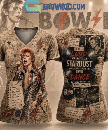 David Bowie I'M A Blackstar V Neck Shirt