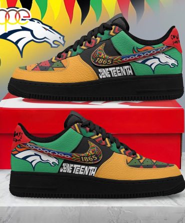 Denver Broncos Nfl Juneteenth Air Force 1 Shoes For Fans
