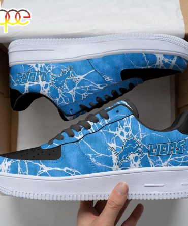 Detroit Lions Nfl Sport Team Air Force 1 Shoes