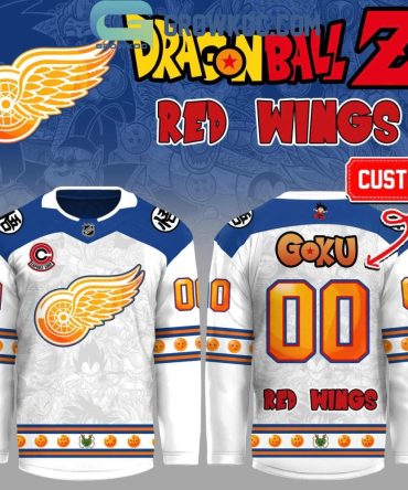 Detroit Red Wings X Dragonball Z Super Aura Jersey