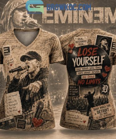 Eminem Music Is My Escape My Therapy My Life V Neck Shirt