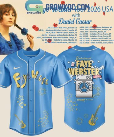Faye Webster Tour 2026 Baseball Jersey