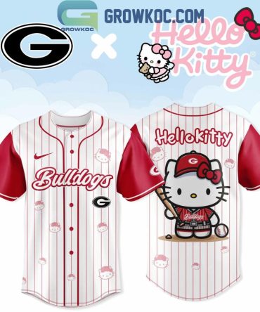 Georgia Bulldogs X Hello Kitty Soft Girl Aesthetic Jersey