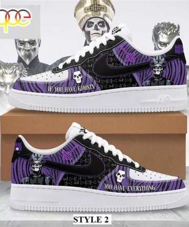 Ghost Band Music Air Force 1 Shoes For Fans