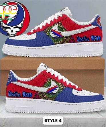 Grateful Dead Band Air Forces 1 Shoes For Fan
