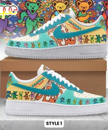 Grateful Dead Band Air Forces 1 Shoes