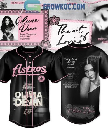 Houston Astros With Olivia Dean The Art Of Loving Live Tour Jersey