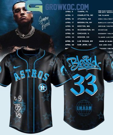 Houston Astros X Blessd Emhdm Tour 2026 Jersey