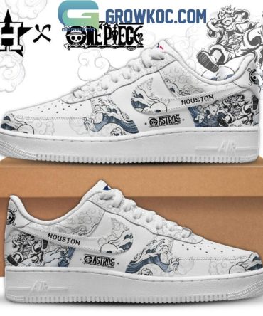 Houston Astros X One Piece Gear 5 Air Force 1 Shoes
