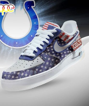 Indianapolis Colts Nfl 250 Years Of America Air Force 1 Shoes For Fans