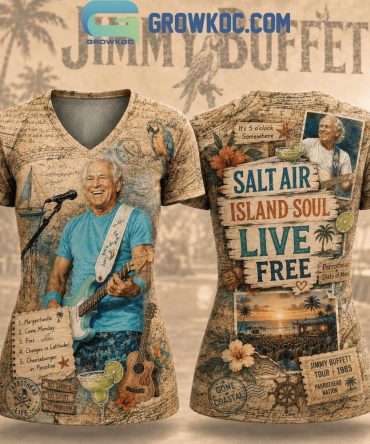 Jimmy Buffett Parrothead Life V Neck Shirt