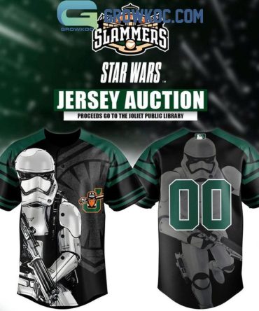 Joliet Slammers Star Wars Night Baseball Jersey