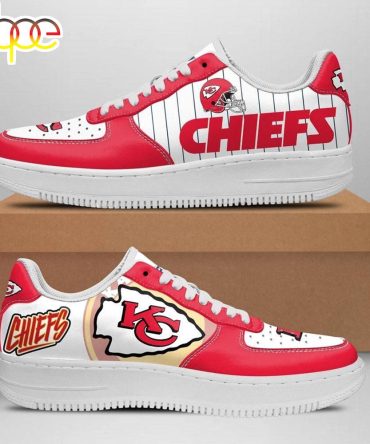 Kansas City Chiefs Football Air Force 1 Shoes For Fans