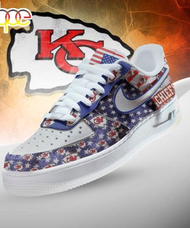 Kansas City Chiefs Nfl 250 Years Of America Air Force 1 Shoes For Fans