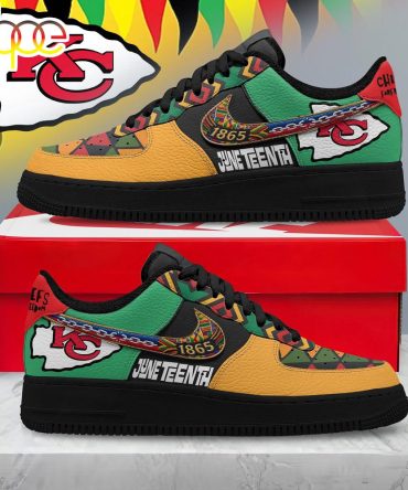 Kansas City Chiefs Nfl Juneteenth Air Force 1 Shoes For Fans